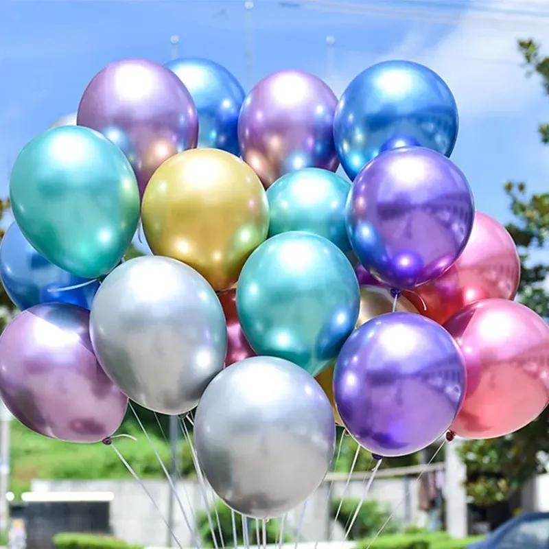 X inch Chrome Balloons