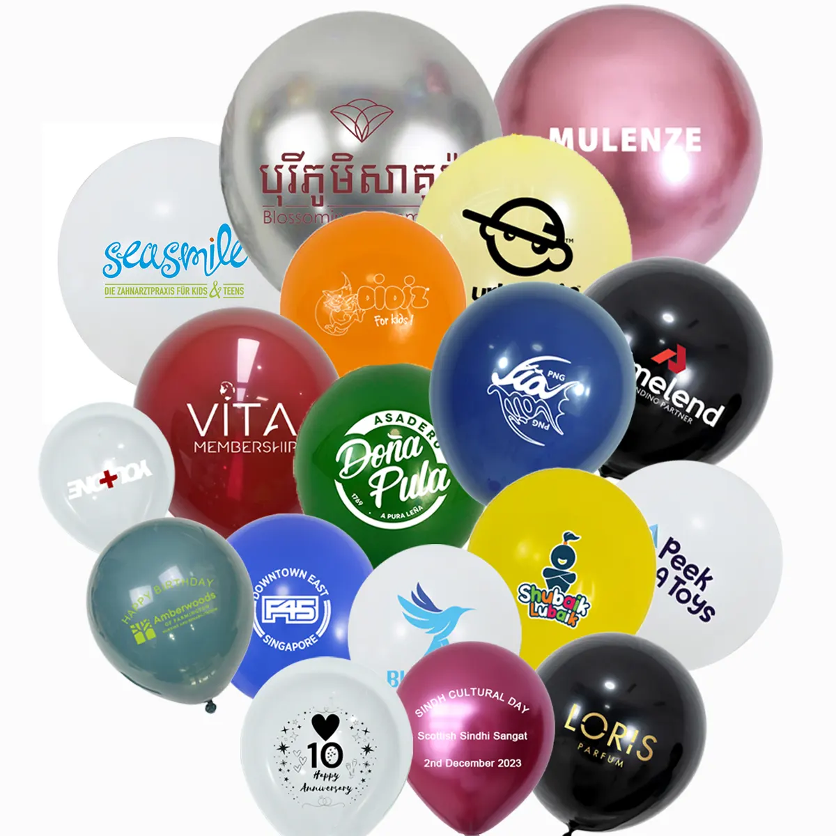 Custom typis Latex Balloon