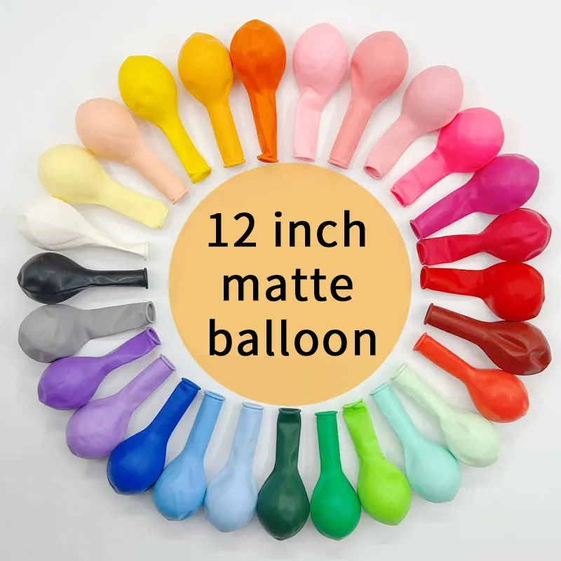 XII inch matte balloon