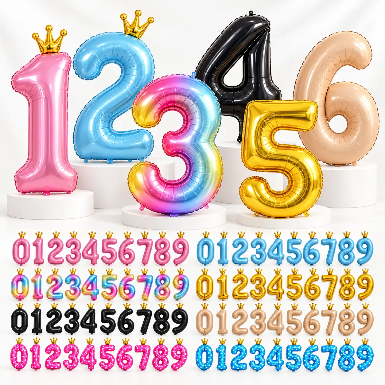 XXXII Inch Number ffoyle Balloons