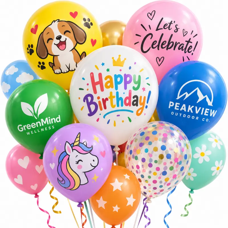 5 Inch Custom Impensis Latex Balloons