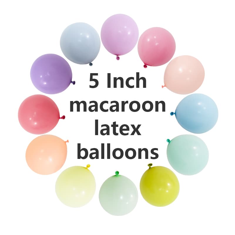 5 Inch Macaron Latex Balloons