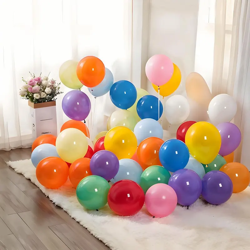 V inch matte balloons