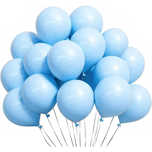 Blue Macaron Balloons Blue Macaron Balloons