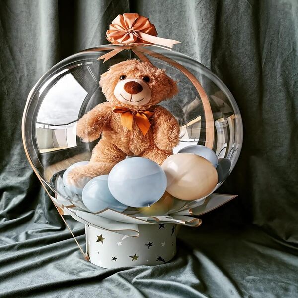 Bobo Balloon cum toy egestas