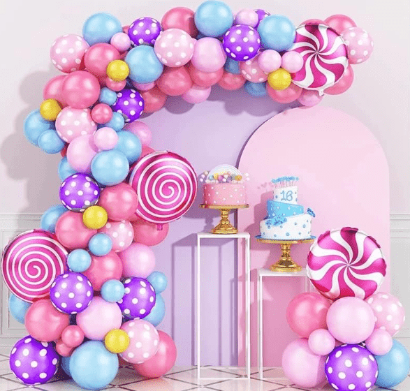 Candy Balloon sertum ornamentum