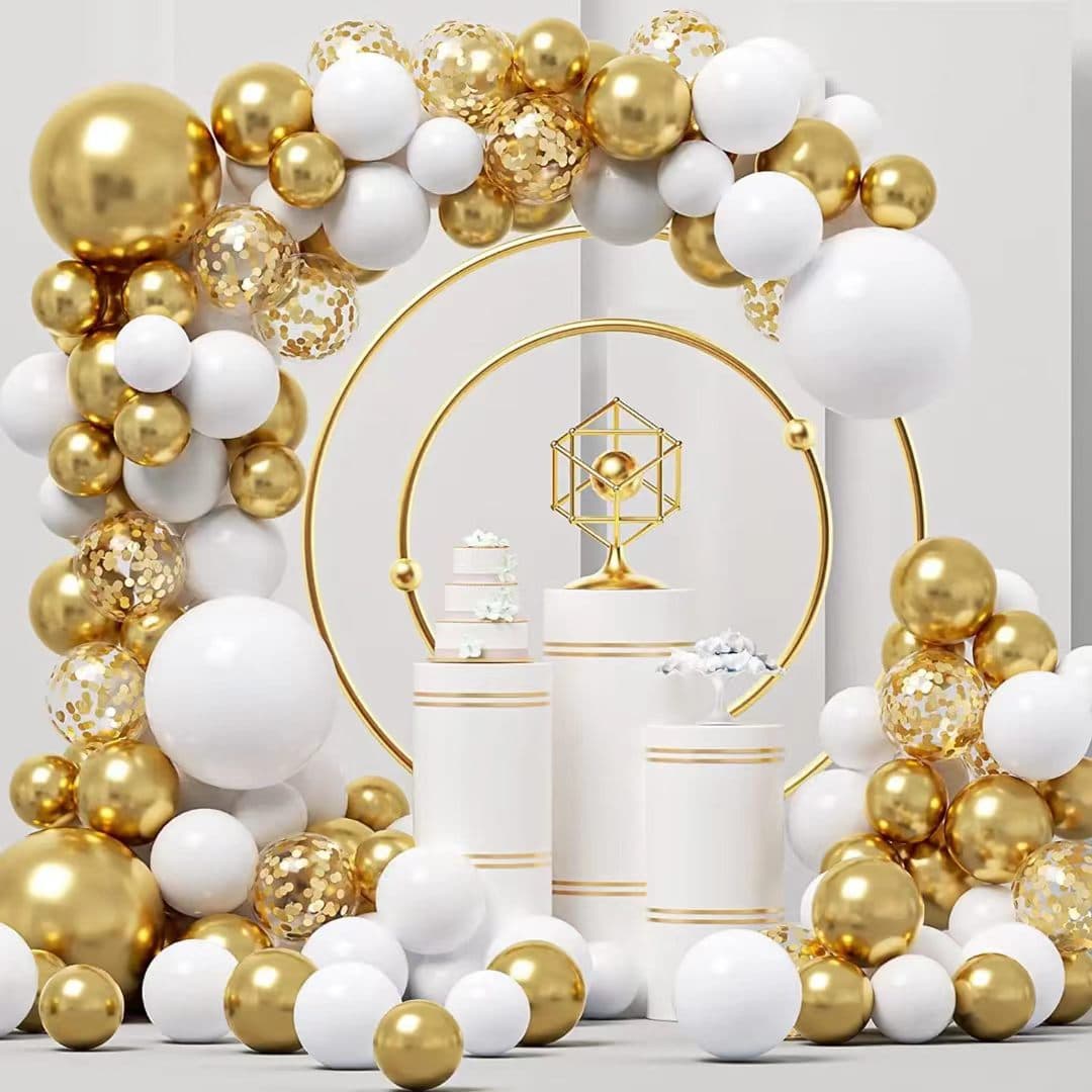 Chrome color Balloon sertum