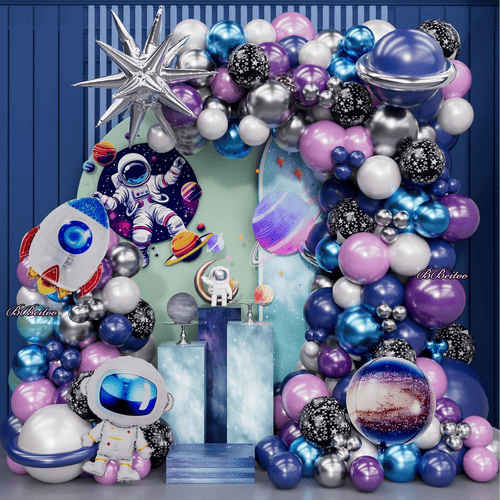 Galaxy theme Balloon sertum