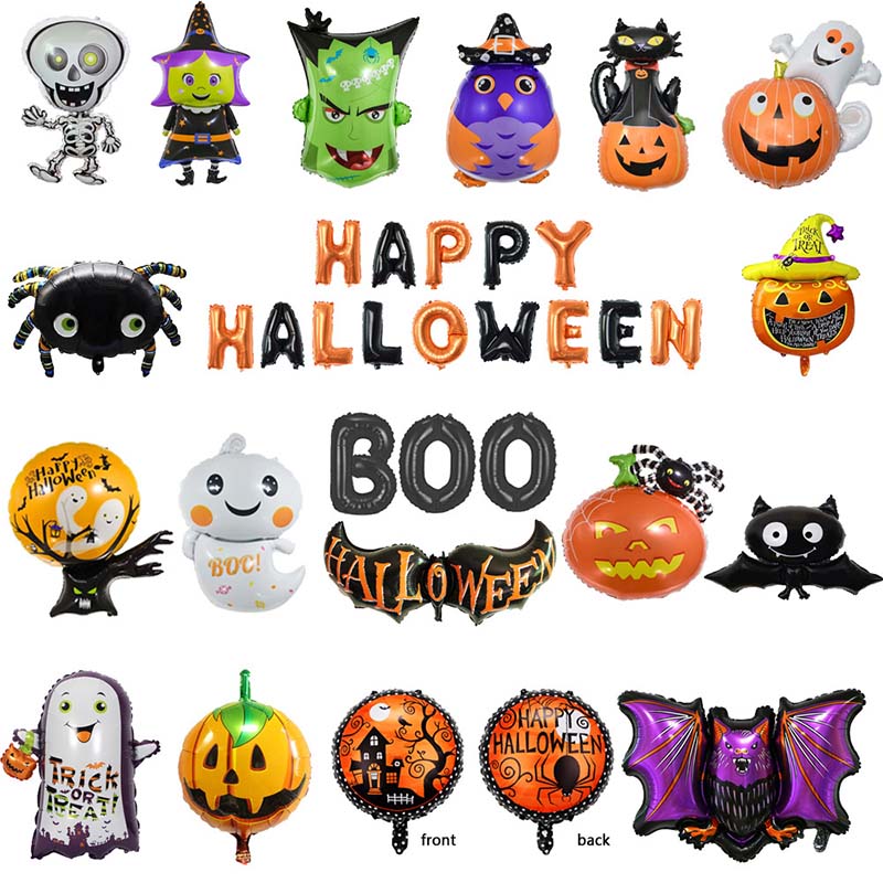 Halloween ffoyle balloons