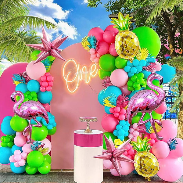 Hawaiian Theme Balloon Garland kit