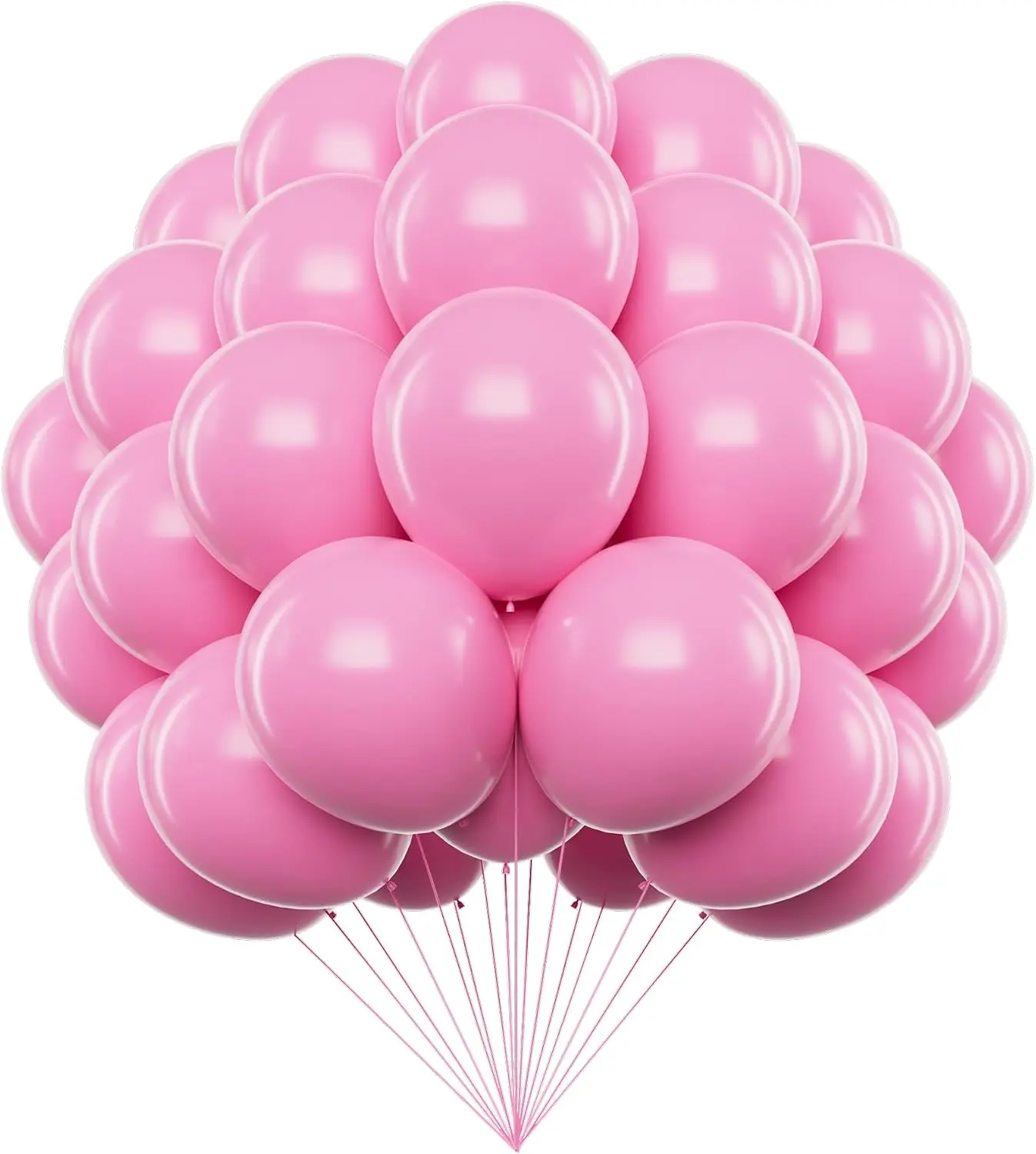 Matte Pink Balloons