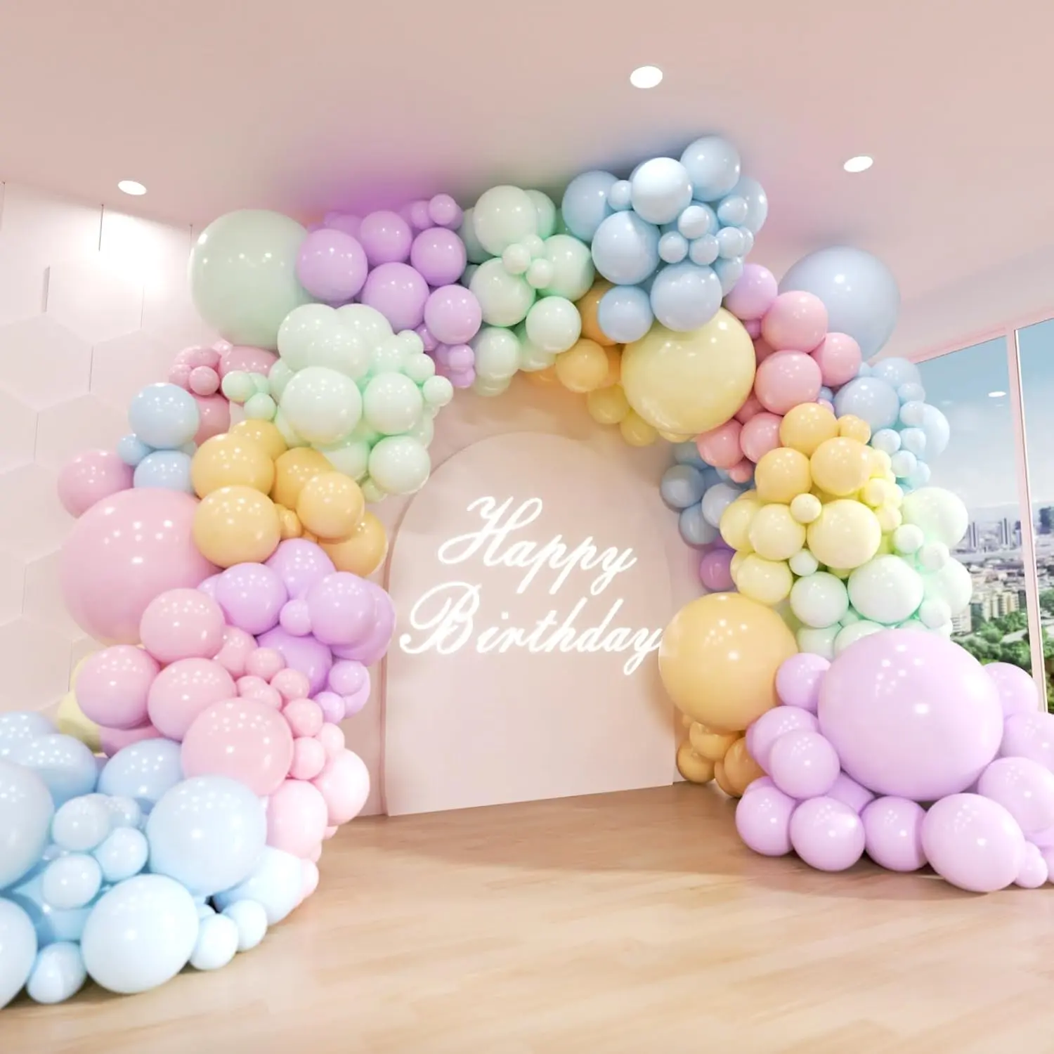 Pastel Balloon arcus