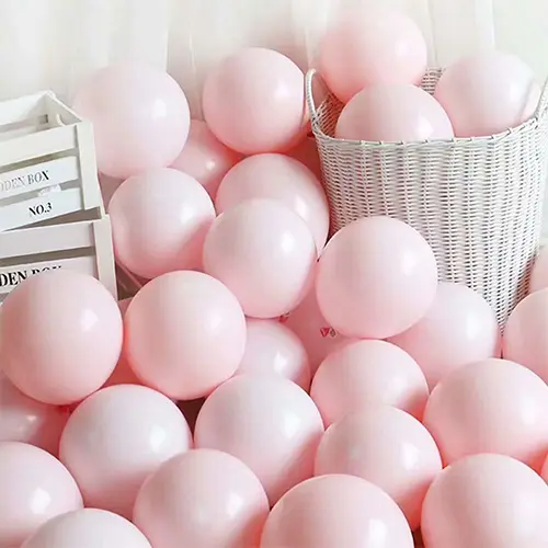 Rosa Macaroon Balloons