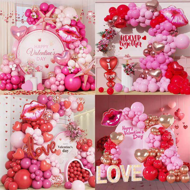 Valentine Dies Balloon Garland Set